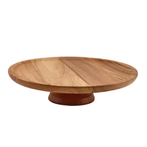 GenWare Acacia Wood Cake Stand 33 x 8cm/13 x 3"