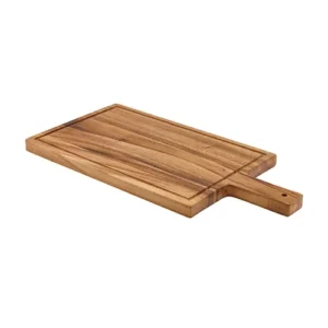 GenWare Acacia Wood Handled Serving Board 44 x 22cm/17 x 8.5"
