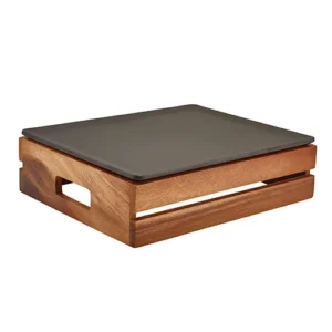GenWare Acacia Wood Low Box/ Riser GN 1/2