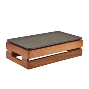 GenWare Acacia Wood Low Box/ Riser GN 1/3