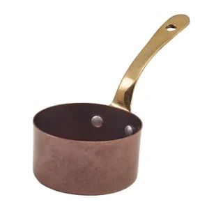 GenWare Copper Vintage Steel Mini Sauce Pan 7 x 3.75cm/3 x 1.5"