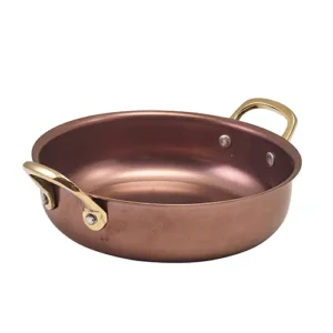 GenWare Copper Vintage Steel Round Dish 15.5 x 4cm/6 x 1.5"