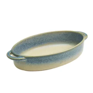 GenWare Forge Coast Stoneware Oval Dish 17.5 x 11.5 x 4cm/7 x 4.5 x 1.5"