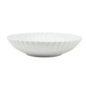 GenWare Incise Porcelain Scalloped Coupe Bowl 23cm/9"