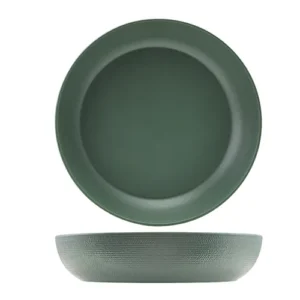 GenWare Melamine Green Jute Buffet Bowl 35 x 7.5cm/13.5 x 3"