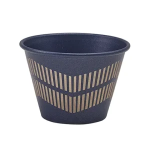 GenWare Metallic Blue Lined Ramekin 71ml/ 2.5oz