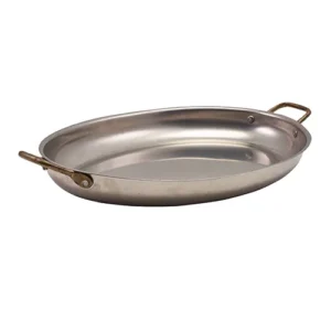 GenWare Vintage Steel Oval Dish 37.5 x 26cm/15 x 10"