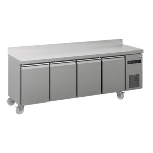 Hoshizaki Advance 4-Section Refrigerated Counter With Splashback 1/1 Gn 343 Litres