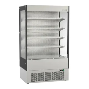 Hoshizaki Advance Multideck Refrigerator With Black And Clear Glass End Panels 530 Litres