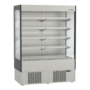 Hoshizaki Advance Multideck Refrigerator With Black And Clear Glass End Panels 670 Litres