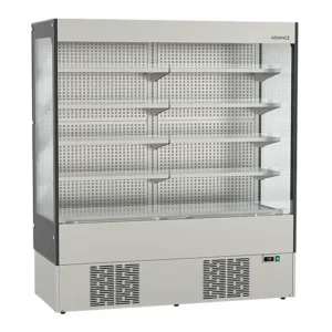 Hoshizaki Advance Multideck Refrigerator With Black And Clear Glass End Panels 815 Litres