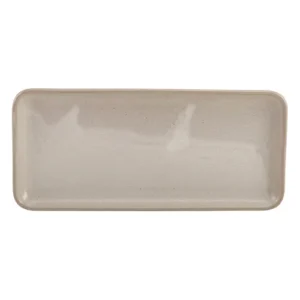 GenWare Antigo Porcelain Narrow Rectangular Platter Cinza 27 x 12.5cm/10.63 x 4.92"