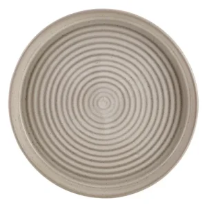 GenWare Antigo Porcelain Presentation Plate Cinza 26cm/10.24"