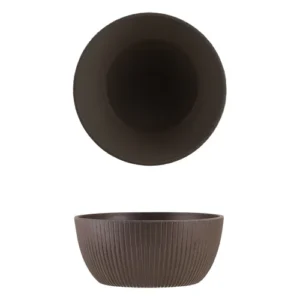 GenWare Aria Melamine Buffet Bowl Black 17 x 7.5cm/6.69 x 2.95"