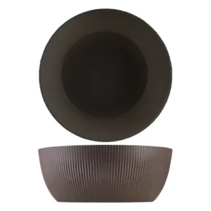 GenWare Aria Melamine Buffet Bowl Black 30 x 11.5cm/11.81 x 4.53"