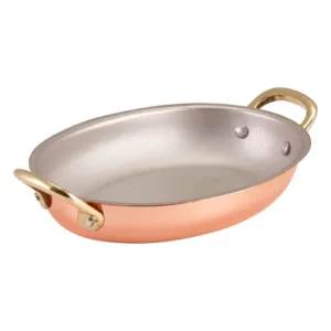 GenWare Copper Plated Oval Dish 18.5 x 13.5cm/7.28 x 5.31"