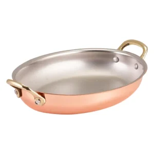 GenWare Copper Plated Oval Dish 20.75 x 15.75cm/8.17 x 6.20"