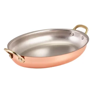 GenWare Copper Plated Oval Dish 24.5 x 17.5cm/9.65 x 6.89"