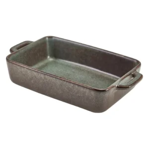 GenWare Forge Cove Stoneware Rectangular Dish 16 x 10.5 x 4cm/6.30 x 4.13 x 1.57"