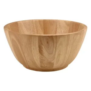 GenWare Hevea Wood Bowl 25Dia x 12cm/9.84 x 4.72"