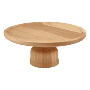 GenWare Hevea Wood Cake Stand