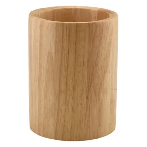 GenWare Hevea Wood Cutlery Cylinder