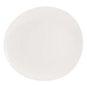 GenWare Incise Porcelain Coupe Plate Soma 28cm/11.02"