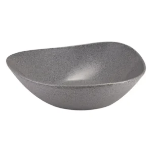 GenWare Melamine Triangular Buffet Bowl Grey Granite 28cm/11.02"