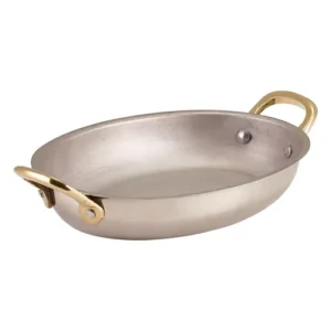 GenWare Stainless Steel Oval Dish 18.5 x 13.5cm/7.28 x 5.31"