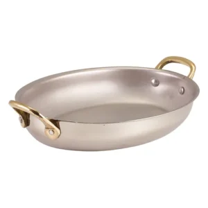 GenWare Stainless Steel Oval Dish 20.75 x 15.75cm/8.17 x 6.20"