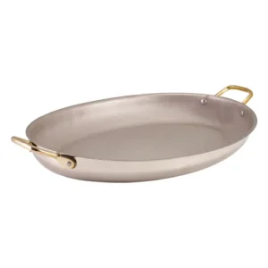 GenWare Stainless Steel Oval Dish 37.5 x 26cm/14.76 x 10.24"