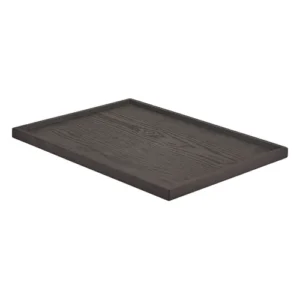 GenWare Wood Veneer Amenity Tray Black