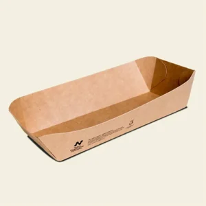 Notpla Curved Tray 25.4 x 15.2cm/10 x 6”