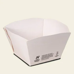 Notpla Open Food Box White 550ml/18.6oz