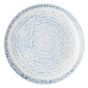Churchill Super Vitrified Cascade Evolve Coupe Plate Indigo 22cm/8.67"