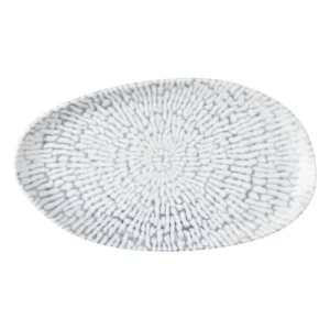 Churchill Super Vitrified Cascade Natural Rectangular Platter Indigo 26 x 15cm/10.25 x 5.88"