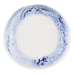 Churchill Super Vitrified Inked Fresco Natural Organic Deep Bowl Blue 21.5cm/8.5"