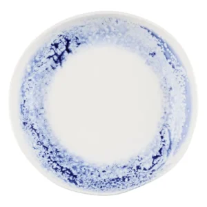 Churchill Super Vitrified Inked Fresco Natural Organic Deep Bowl Blue 25cm/10"