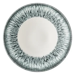 Churchill Super Vitrified Lume Profile Wide Rim Bowl Black 24.13cm/9.5"