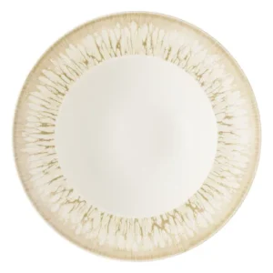 Churchill Super Vitrified Lume Profile Wide Rim Bowl Natural 27.94cm/11"
