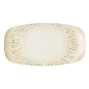 Churchill Super Vitrified Lume Rectangular Platter Natural 35.26 x 18.75cm/13.88 x 7.38"
