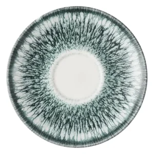 Churchill Super Vitrified Lume Saucer Black 15.88cm/6.25"