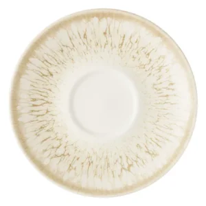 Churchill Super Vitrified Lume Saucer Natural 15.88cm/6.25"
