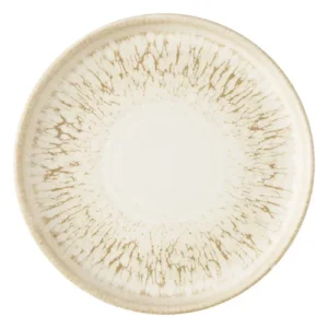 Churchill Super Vitrified Lume Walled Plate Natural 15.67cm/6.16"