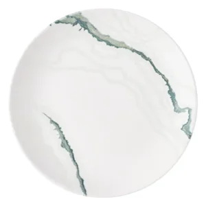 Churchill Super Vitrified Tide Accents Evolve Coupe Plate Green 22cm/8.67"