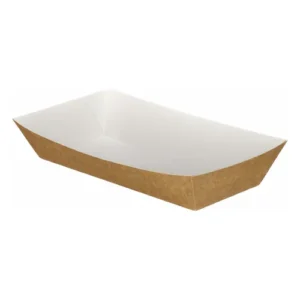Go-Pak Kraft Food Tray 19.2 x 8.5cm/7.6 x 3.3"