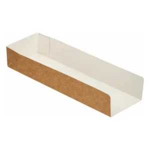 Go-Pak Kraft Hot Dog Tray 24 x 7cm/9.4 x 2.8"