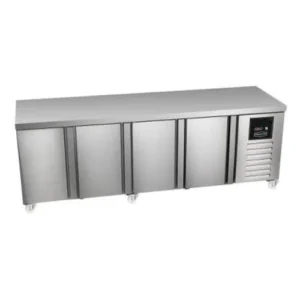 Sterling Pro Green Stainless Steel 4 Door Fridge Counter 60cm Deep