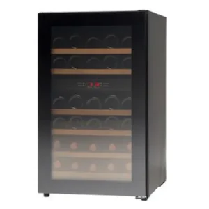 Vestfrost Glass Single Door Dual Zone Compact Wine Cabinet - Fits 38 x 750ml Bottles