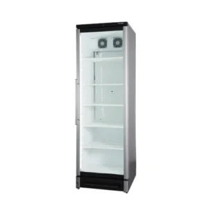 Vestfrost Glass Single Door Upright Fridge 381L/83.8Gal
